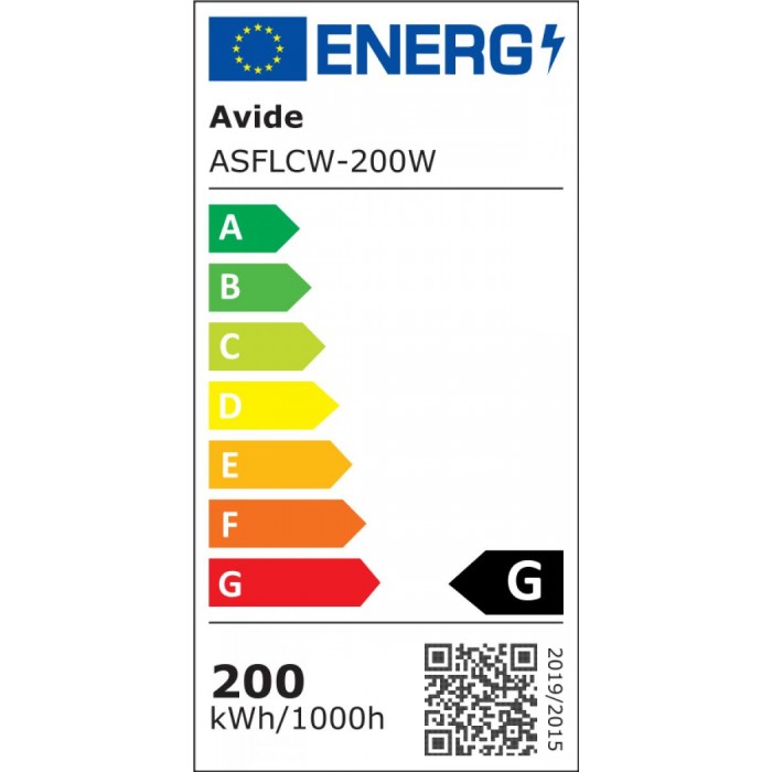 Avide LED Προβολέας Slim SMD 200W Ψυχρό 6400K Value Avide LED Προβολέας Slim SMD 200W Ψυχρό 6400K Value