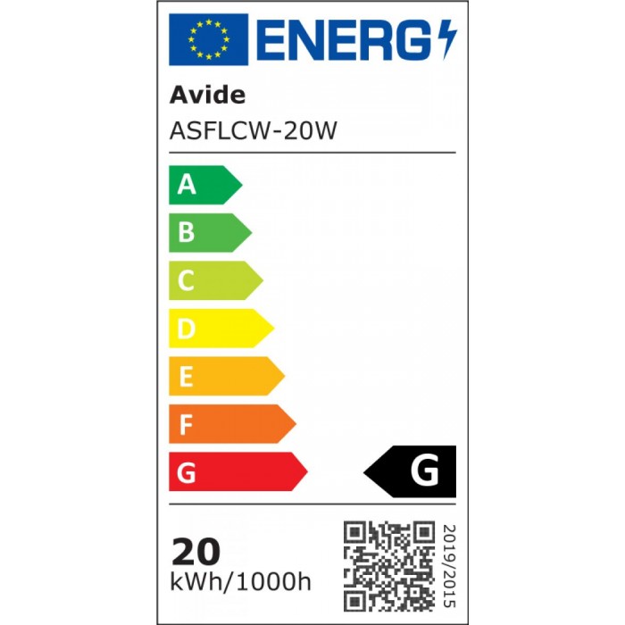 Avide LED Προβολέας Slim SMD 20W Ψυχρό 6400K Value Avide LED Προβολέας Slim SMD 20W Ψυχρό 6400K Value