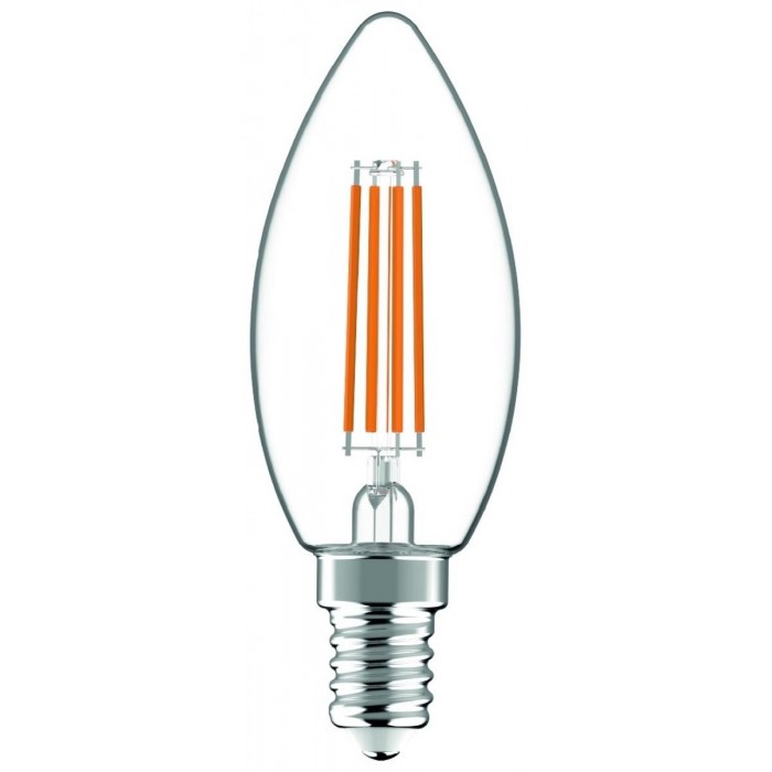 Avide LED Filament Κερί 4.9W E14 Θερμό 2700K Super Υψηλής Φωτεινότητας Avide LED Filament Κερί 4.9W E14 Θερμό 2700K Super Υψηλής Φωτεινότητας