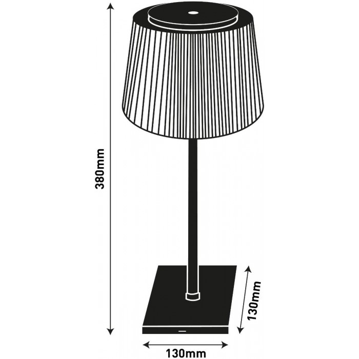 Avide LED Φωτιστικό Γραφείου Λευκό USB 4W