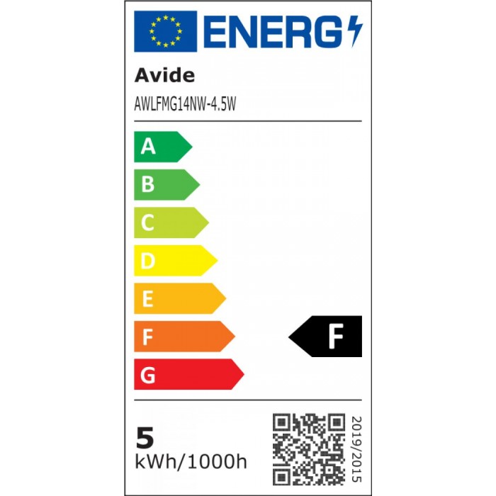 Avide LED White Filament Mini Σφαιρική 4.5W E14 NW 4000K Avide LED White Filament Mini Σφαιρική 4.5W E14 NW 4000K