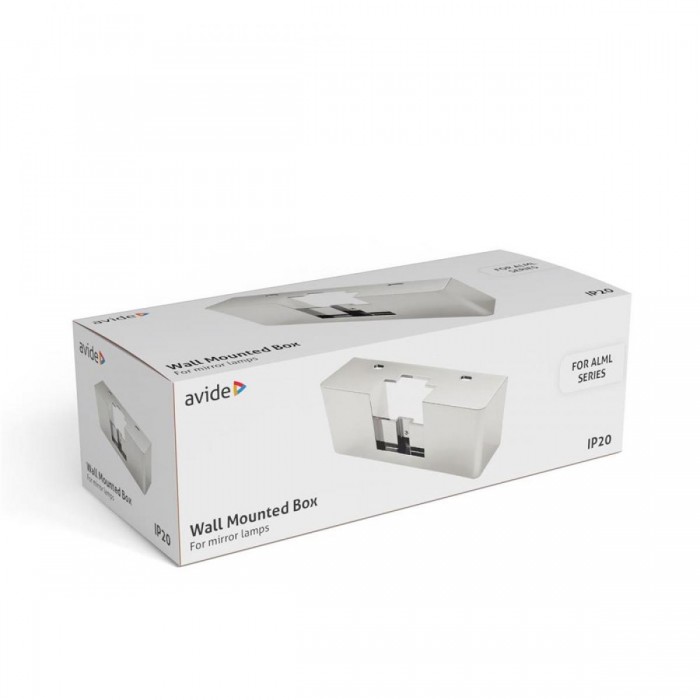 Avide LED Κουτί Τοποθέτησης Λαμπτήρων Καθρέφτη Chrome Avide LED Κουτί Τοποθέτησης Λαμπτήρων Καθρέφτη Chrome