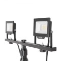 Avide LED Flood Light Slim Αισθητήρας PIR, SMD 2x30W CW 6400K 2 Κεφαλές με Τρίποδο