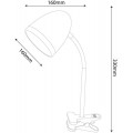 Avide Basic Φωτιστικό Γραφείου με Κλιπ E27 15W Λευκό