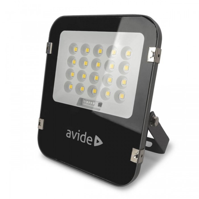Avide LED Ηλιακός Προβολέας 50W CW 6400K με Ξεχωριστό Ηλιακό Πάνελ και Τηλεχειριστήριο