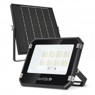 Avide Ηλιακός Προβολέας LED 50W CCT με Ξεχωριστό Ηλιακό Πάνελ και Τηλεχειριστήριο
