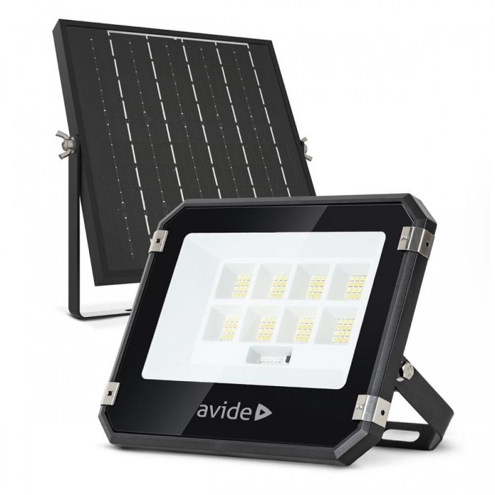Avide Ηλιακός Προβολέας LED 50W CCT με Ξεχωριστό Ηλιακό Πάνελ και Τηλεχειριστήριο Avide Ηλιακός Προβολέας LED 50W CCT με Ξεχωριστό Ηλιακό Πάνελ και Τηλεχειριστήριο