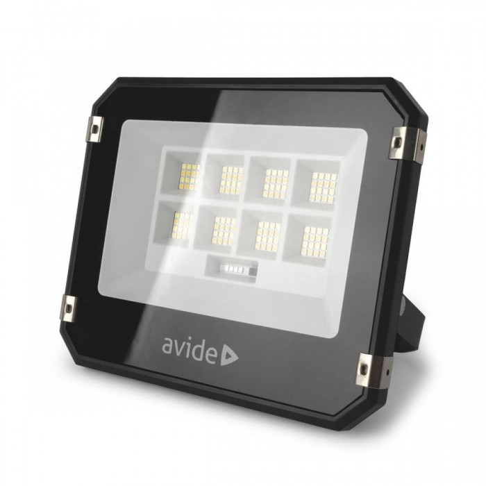 Avide Ηλιακός Προβολέας LED 50W CCT με Ξεχωριστό Ηλιακό Πάνελ και Τηλεχειριστήριο