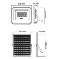 Avide Ηλιακός Προβολέας LED 50W CCT με Ξεχωριστό Ηλιακό Πάνελ και Τηλεχειριστήριο
