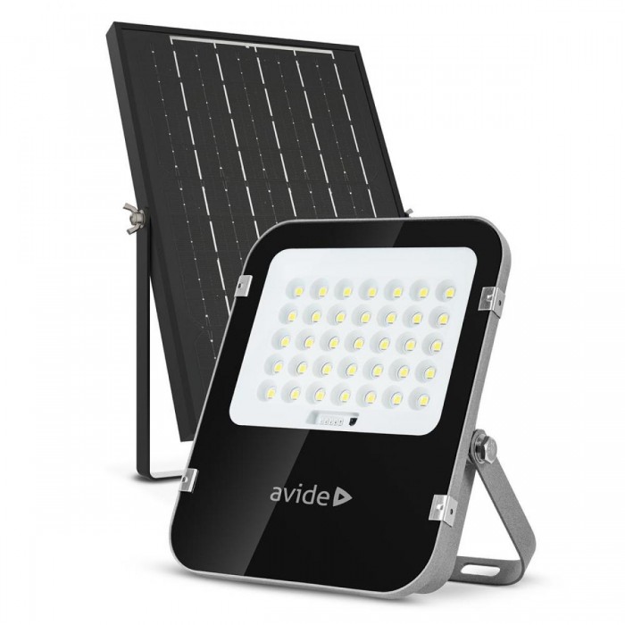 Avide LED Ηλιακός Προβολέας 100W 6400K με Ξεχωριστό Ηλιακό Πάνελ και Τηλεχειριστήριο Avide LED Ηλιακός Προβολέας 100W 6400K με Ξεχωριστό Ηλιακό Πάνελ και Τηλεχειριστήριο