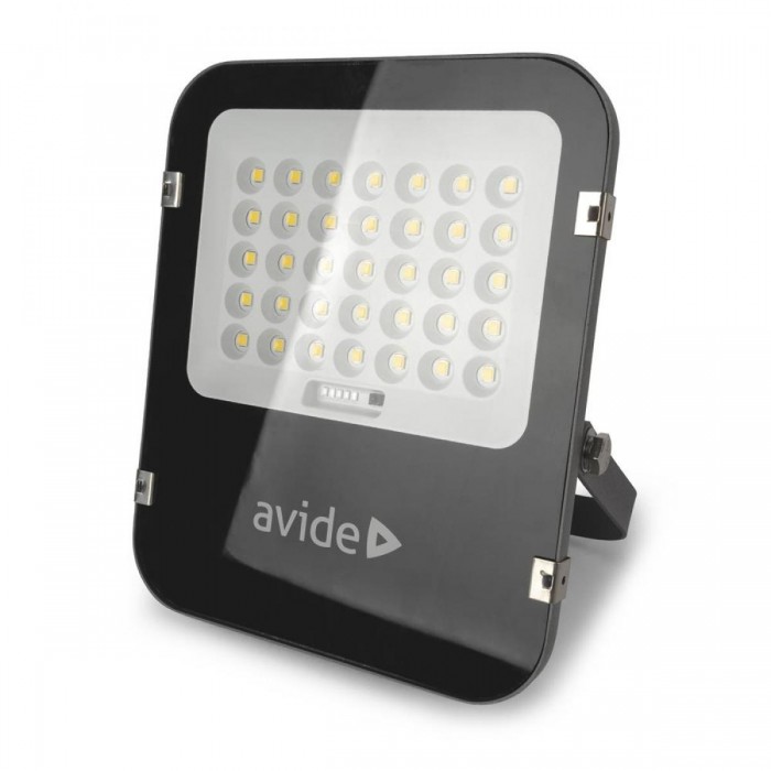 Avide LED Ηλιακός Προβολέας 100W 6400K με Ξεχωριστό Ηλιακό Πάνελ και Τηλεχειριστήριο