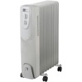 Entac Καλοριφέρ Λαδιού 9 Φέτες 2000W Λευκό με Timer Αντίστροφης Μέτρησης