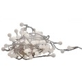 Entac Χριστουγεννιάτικα Λαμπάκια IP44 120 LED 15mm Μπάλες Ψυχρό 9m