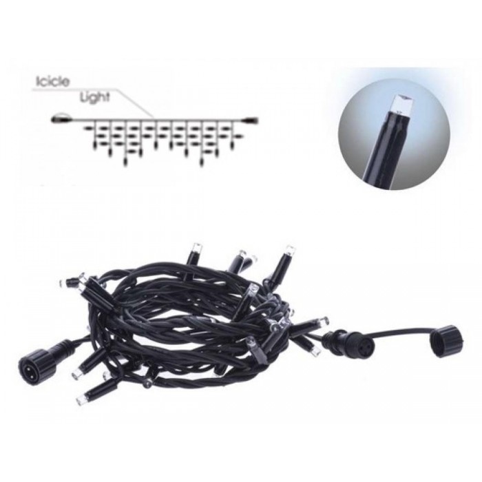 Entac Χριστουγεννιάτικα Λαμπάκια Επέκταση IP44 360 LED Βροχή Ψυχρό 8m (Χωρίς Τροφοδοτικό) Entac Χριστουγεννιάτικα Λαμπάκια Επέκταση IP44 360 LED Βροχή Ψυχρό 8m (Χωρίς Τροφοδοτικό)