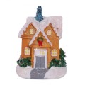 Artezan Christmas LED Table Top House Decoration Yellow 8.3*6.5*6cm