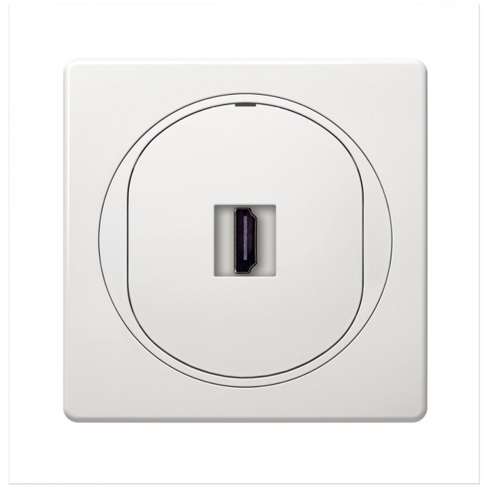 EON HDMI/HDMI socket Keystone, white