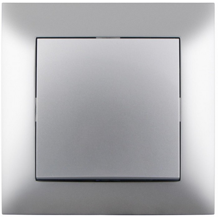 Entac 101 Arnold Recessed wall switch single-pole Silver Entac 101 Arnold Recessed wall switch single-pole Silver