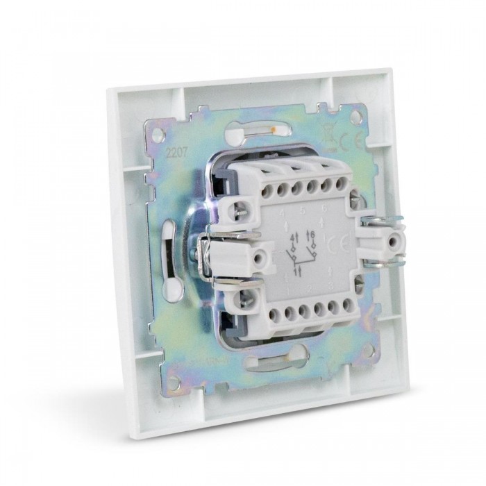 Entac 105 Arnold Recessed wall switch serial switch White Entac 105 Arnold Recessed wall switch serial switch White