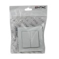 Entac 105 Arnold Recessed wall switch serial switch White Entac 105 Arnold Recessed wall switch serial switch White