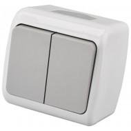 Entac 105 Stephan surface mounted wall switch serial switch IP54 Entac 105 Stephan surface mounted wall switch serial switch IP54