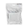 Entac 106 Arnold Recessed alternative wall switch White