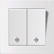 Entac 106+6 Arnold Recessed alternative switch White Entac 106+6 Arnold Recessed alternative switch White