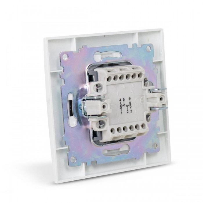 Entac 106+6 Arnold Recessed alternative switch White Entac 106+6 Arnold Recessed alternative switch White