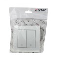 Entac 106+6 Arnold Recessed alternative switch White Entac 106+6 Arnold Recessed alternative switch White