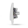 Entac Arnold Recessed doorbell switch White Entac Arnold Recessed doorbell switch White