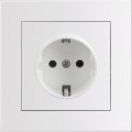 Entac Arnold Recessed wall socket earthed White Entac Arnold Recessed wall socket earthed White