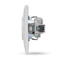 Entac Arnold Recessed wall socket earthed White Entac Arnold Recessed wall socket earthed White