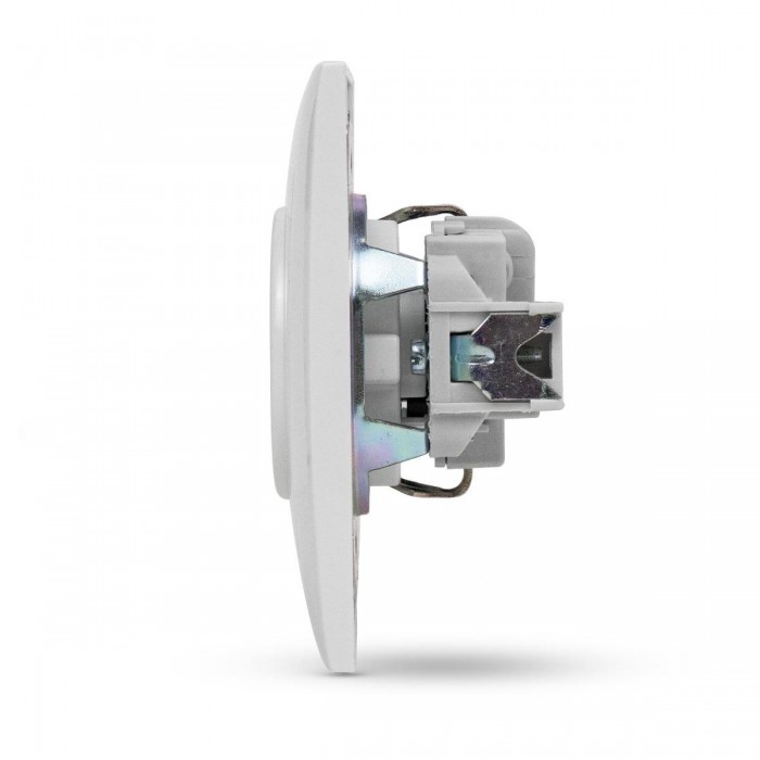 Entac Arnold Recessed wall socket earthed White Entac Arnold Recessed wall socket earthed White