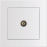 Entac Arnold Recessed wall TV socket End type White Entac Arnold Recessed wall TV socket End type White