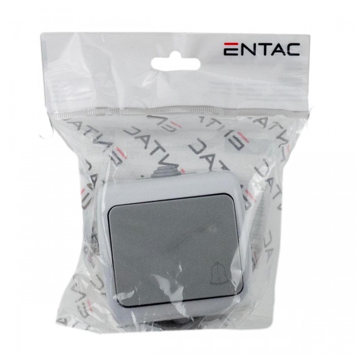 Entac Stephan surface mounted doorbell switch IP54