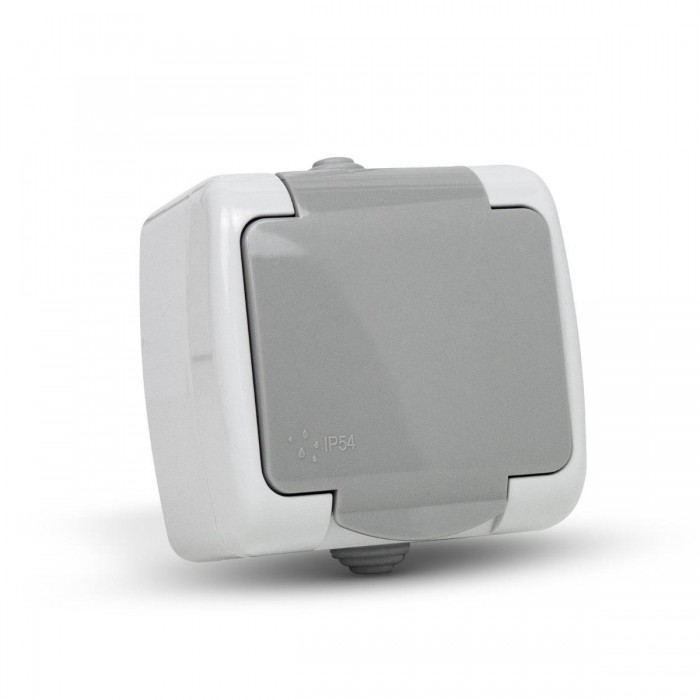 Entac Stephan surface mounted wall socket earthed IP54 Entac Stephan surface mounted wall socket earthed IP54