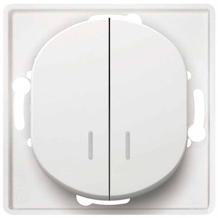 EON E626.0 Serial switch with indication without cover frame white EON E626.0 Serial switch with indication without cover frame white