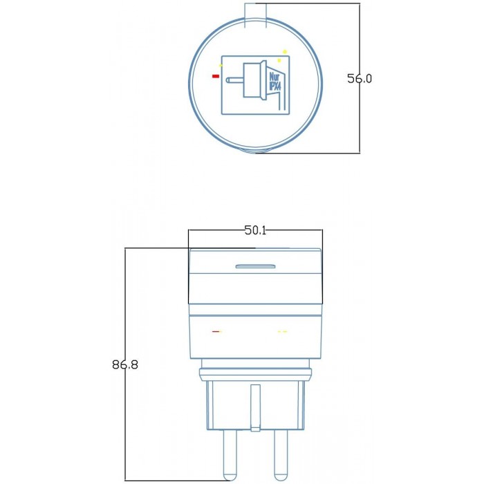 Entac Outdoor WIFI Socket IP44