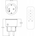 Entac Remote Controlled Socket Set 3xSockets with RC