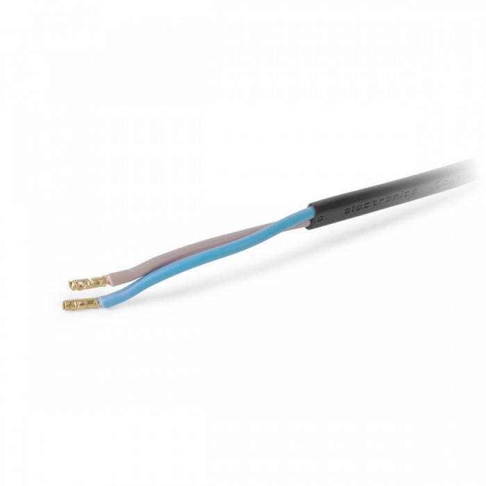 Entac Rewireable Καλώδιο 2G0.75 με Διακόπτη ON/OFF Μαύρο 1m
