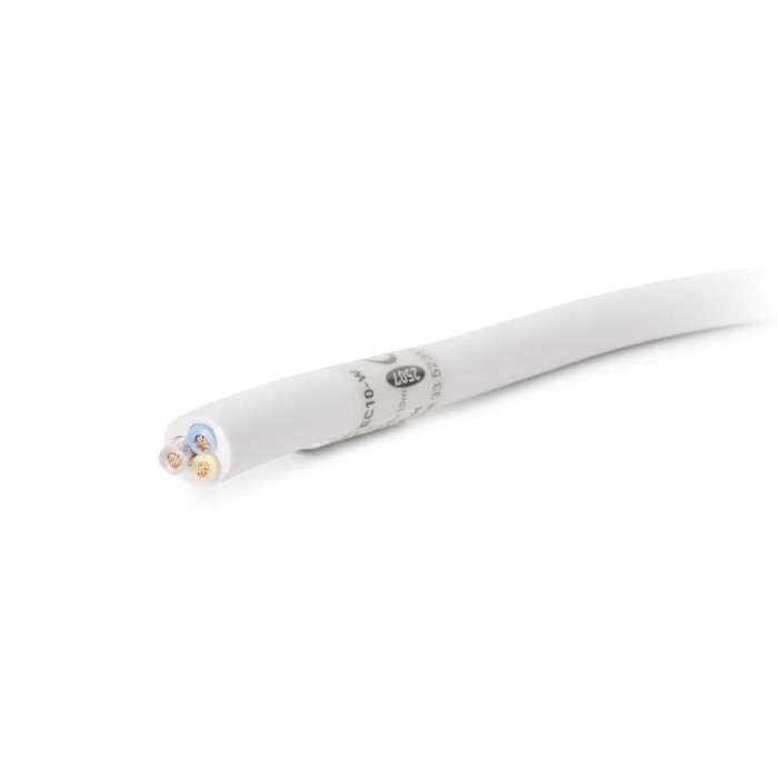 Entac Καλώδιο Ρεύματος H05VV-F 3G1.5 10m Λευκό
