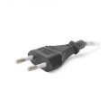 Entac Rewireable Καλώδιο 2G0.75 με Διακόπτη On/Off Μαύρο 5m 