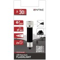 Entac Φακός 5 LED Μπρελόκ Μαύρο