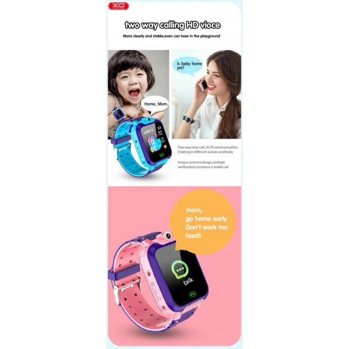XO H100 Παιδικό Smartwatch 2G Μπλε