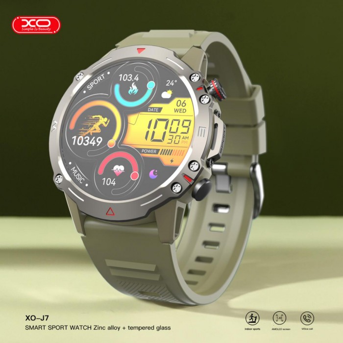 XO J7 Amoled Star Round Smart Sports Call Watch (Πράσινο) XO J7 Amoled Star Round Smart Sports Call Watch (Πράσινο)