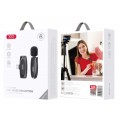 XO MKF08B Ασύρματο μικρόφωνο Collarclip Lightning