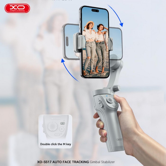 XO SS17 Smart Selfie Stick  με κλίση τριών αξόνων Anti Shake