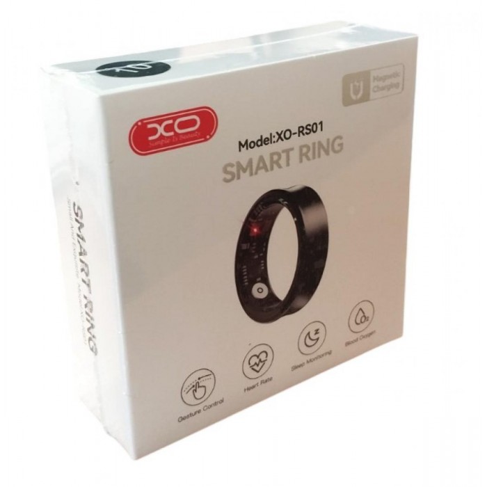 XO RS01 Smart Δαχτυλίδι Μέγεθος 10 Μαύρο