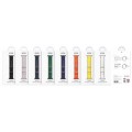 XO BT02A Λουράκι Ρολογιού Σιλικόνης Universal Κίτρινο 38/40/41mm
