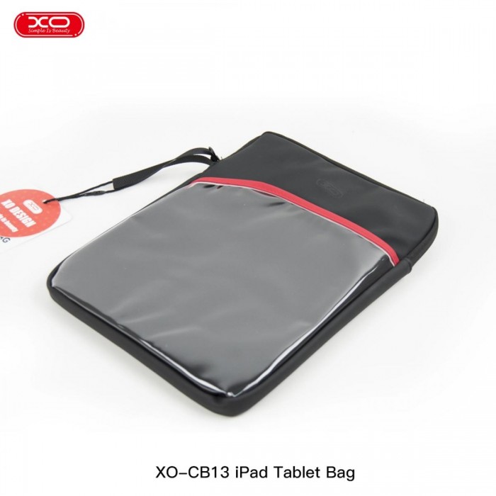 XO CB13 Τσάντα Θήκη Tablet Ipad 12.9 ιντσών με Μπροστινή Τσέπη Μαύρο