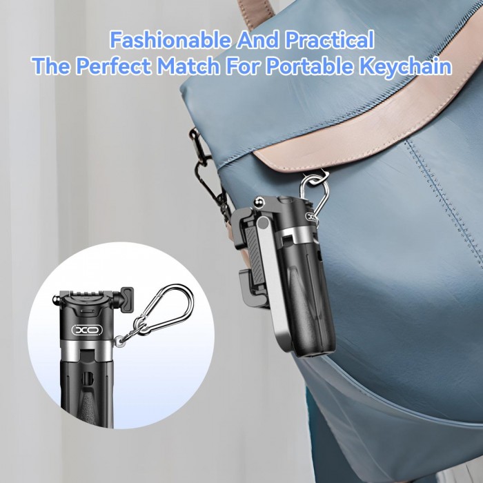 XO SS21 Πολυλειτουργικό Mini Bluetooth Selfie Stick 4 σε 1